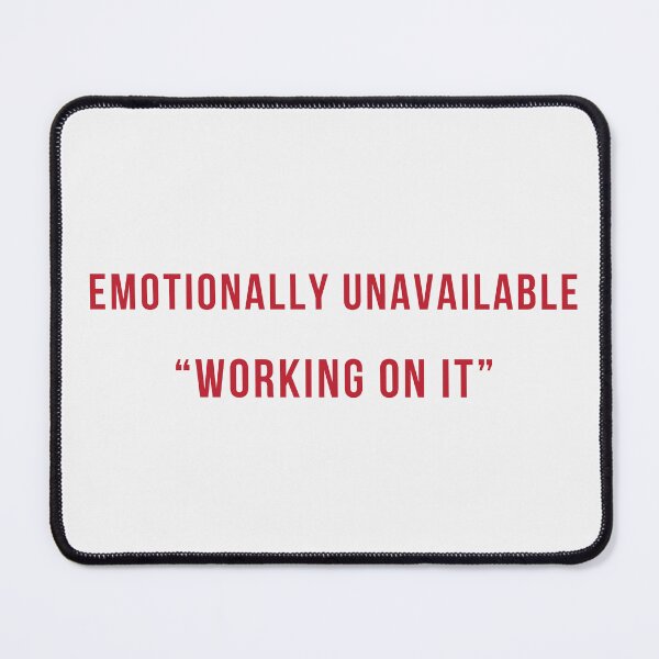 Item preview, Emotionally Unavailable Working On It Shirt | Therapy Humor | Mental Health | Funny Gift designed and sold by HippyTees.