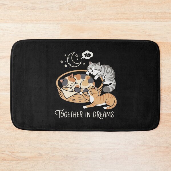 Item preview, Together in Dreams Sleeping Cats Graphic Tee designed and sold by artlife4.