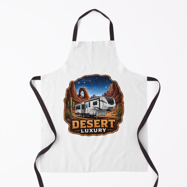 Item preview, Desert Luxury Fifth Wheel RV Art - Starry Night Southwest Camping Design designed and sold by SasquatchTrail.