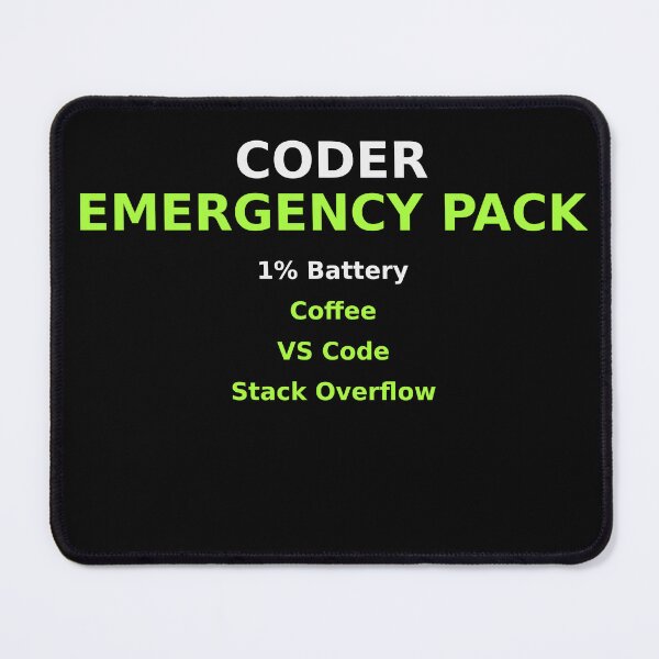 Item preview, Coder Emergency Pack – Funny Programmer Shirt designed and sold by JAMOUM1.