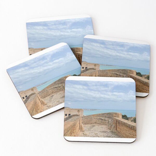 Item preview, Sea and castle in Alicante Spain  designed and sold by OopsTees.