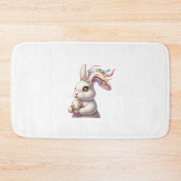 Item preview, White Bunny Rainbow Egg Tulips designed and sold by AbanoubStore.