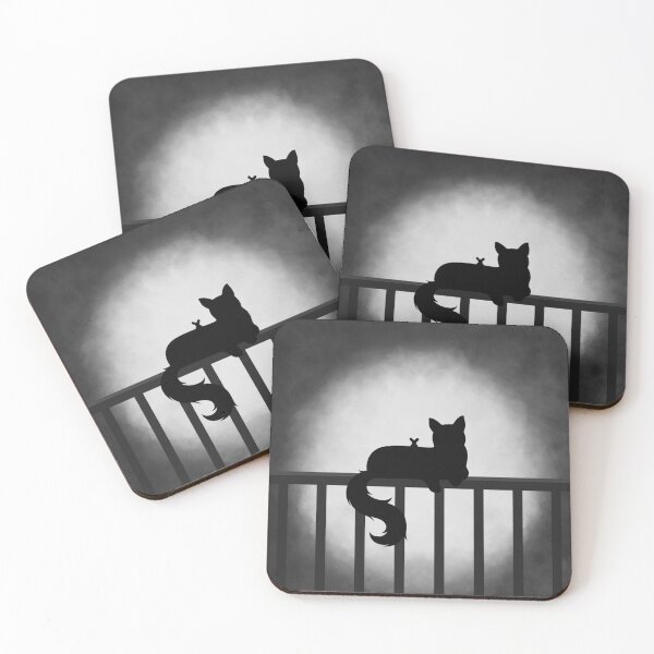 Item preview, cloudy cat and mouse designed and sold by IYDA-Art.