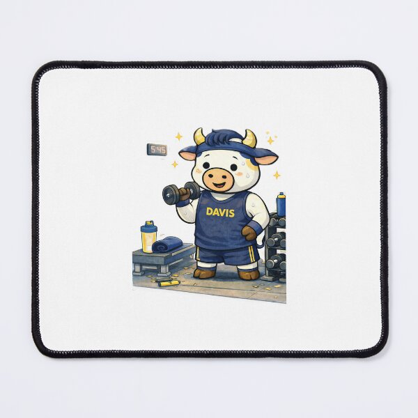 Item preview, UC Davis Cow (Gym Rat) designed and sold by Mr.designer.