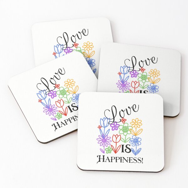 Item preview, Love is Happiness, that says it all! designed and sold by Simply Inspirational Shop.
