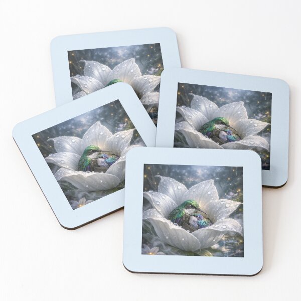 Item preview, The Moonflower and the Hummingbirds. designed and sold by JoyNest = "The nest of joy".