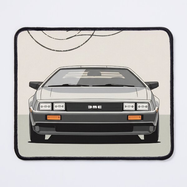 Item preview, DeLorean DMC-12 Retrofuturism Vintage Postage Stamp Art designed and sold by Motorline44.