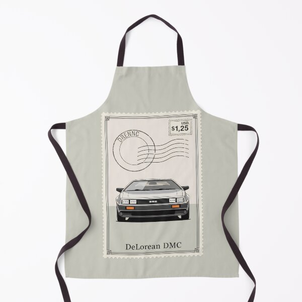 Item preview, DeLorean DMC-12 Retrofuturism Vintage Postage Stamp Art designed and sold by Motorline44.
