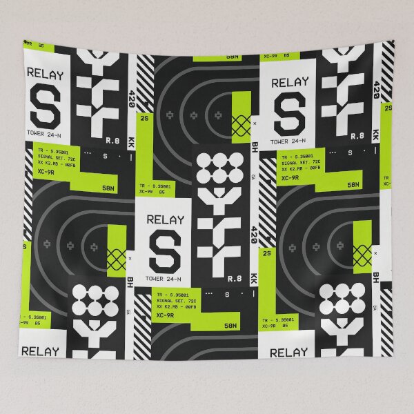 Item preview, Perimeter Relay Sign - MARATHON designed and sold by Fig Newto.