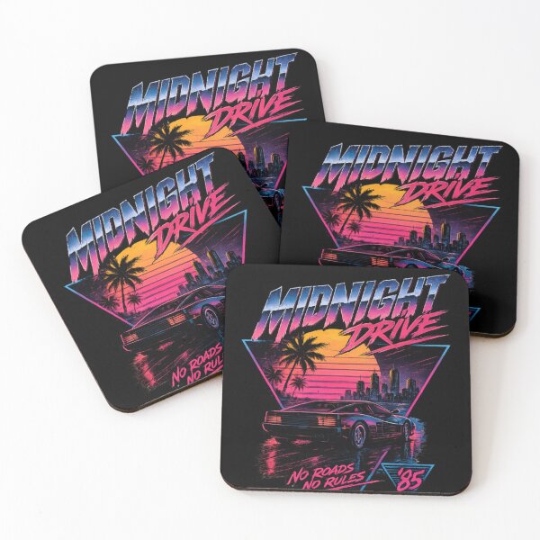 Artikelvorschau, Synthwave-Autodesign entworfen und verkauft von the-graphicvault.