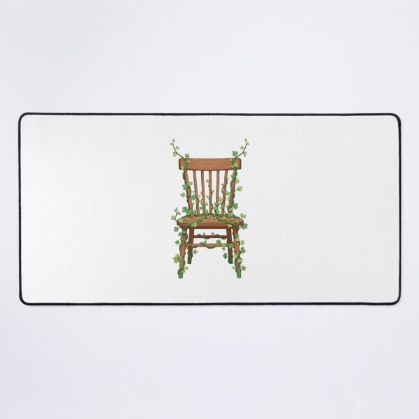 Item preview, Wooden Chair Ivy Overgrown Illustration designed and sold by AbanoubStore.