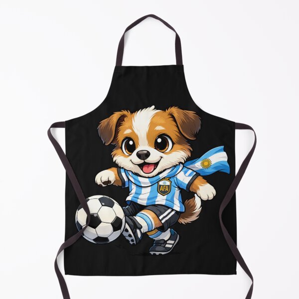 Artikelvorschau, Süßer Hund, argentinischer Fußballfan-Welpe entworfen und verkauft von Tsugraf Designs.