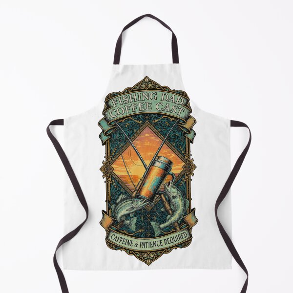 Item preview, Fishing Dad Coffee Cast Funny Morning Angler Gift designed and sold by YMLux.