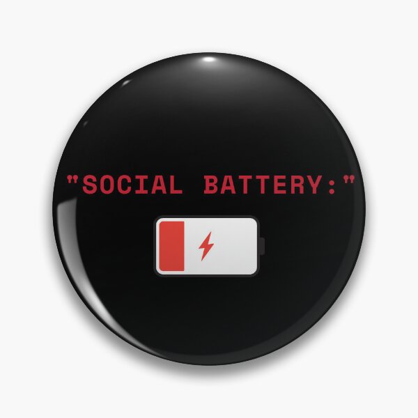 Item preview, Social Battery 1% Shirt | Introvert Gift | Social Anxiety Humor | Antisocial T-Shirt designed and sold by HippyTees.