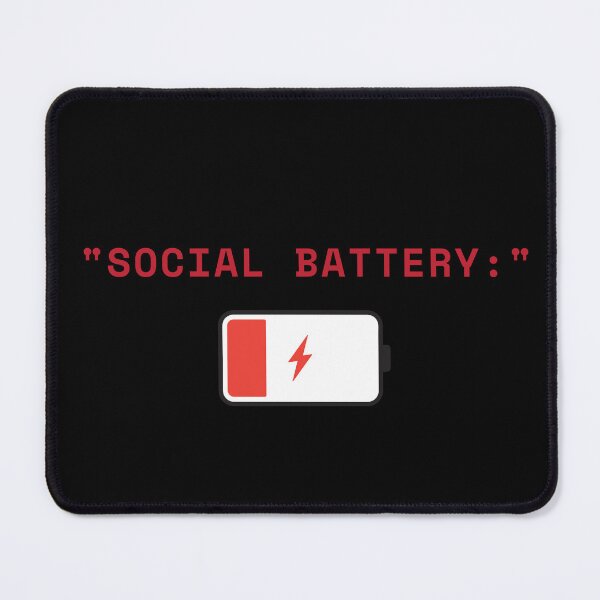 Item preview, Social Battery 1% Shirt | Introvert Gift | Social Anxiety Humor | Antisocial T-Shirt designed and sold by HippyTees.