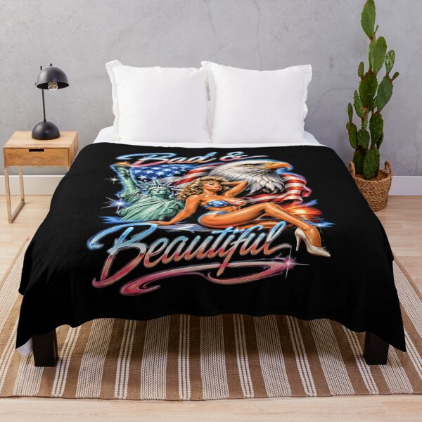 Item preview, Bad and Beautiful Patriotic Eagle Statue of Liberty Neon designed and sold by graphixpolash.