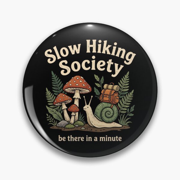 Item preview, Slow Hiking Society The Last One to The Top Wins Snail designed and sold by CutOutIdols.