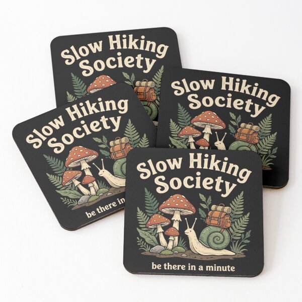 Item preview, Slow Hiking Society The Last One to The Top Wins Snail designed and sold by CutOutIdols.