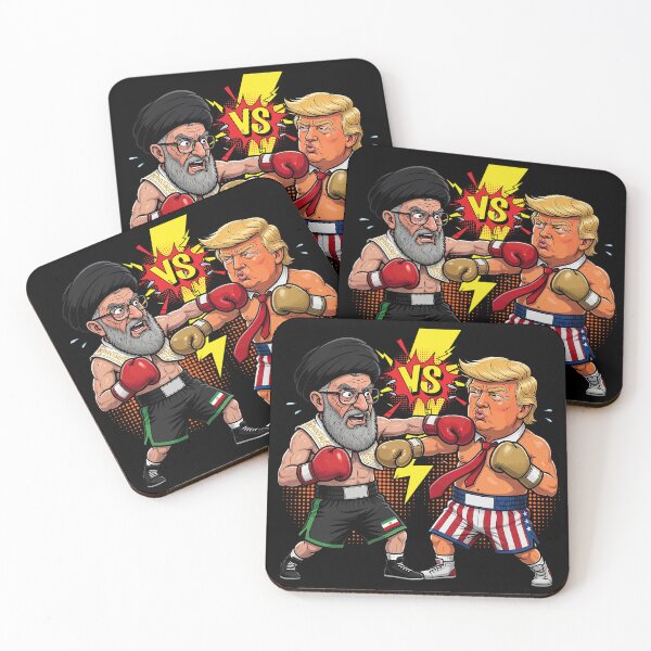 Item preview, Donald Trump vs Ali Khamenei Boxing designed and sold by Mizaaj.