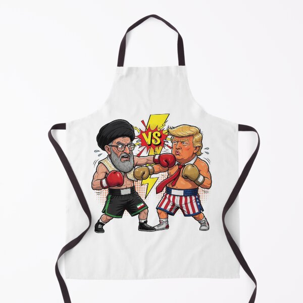 Item preview, Donald Trump vs Ali Khamenei Boxing designed and sold by Mizaaj.