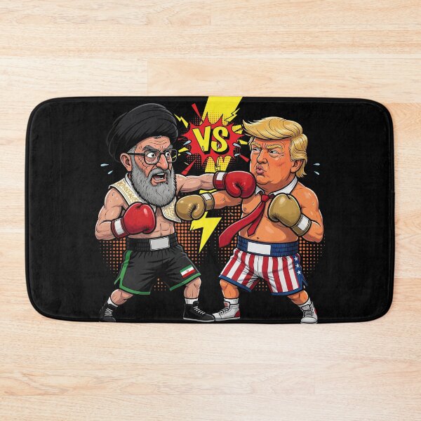 Item preview, Donald Trump vs Ali Khamenei Boxing designed and sold by Mizaaj.
