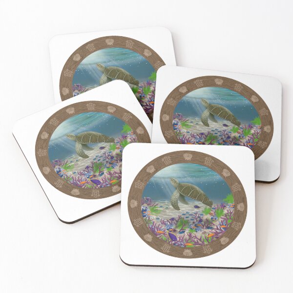 Item preview, Sea Turtle Swims to the Surface designed and sold by PeacePictured.