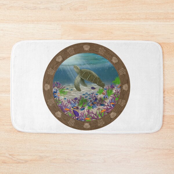 Item preview, Sea Turtle Swims to the Surface designed and sold by PeacePictured.