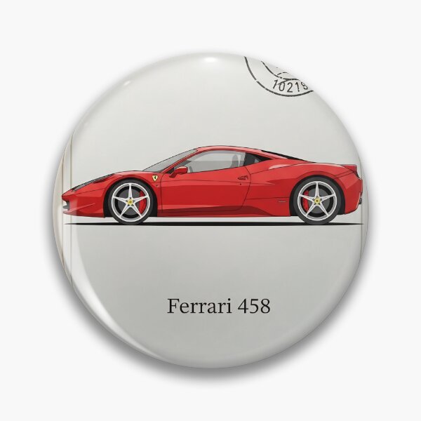 Item preview, Ferrari 458 Italia Supercar Vintage Postage Stamp Art designed and sold by Motorline44.