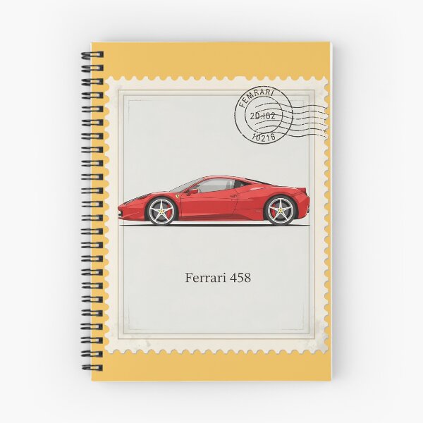 Item preview, Ferrari 458 Italia Supercar Vintage Postage Stamp Art designed and sold by Motorline44.