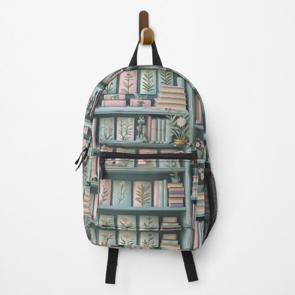 Item preview, Vintage Botanical Bookshelf in Pastel Tones designed and sold by BriSher.