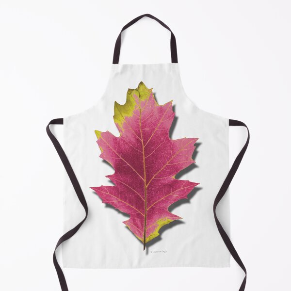 Item preview, Spring Pink Green Oak Leaf Botanical Nature Art designed and sold by Sharon Cummings Art.