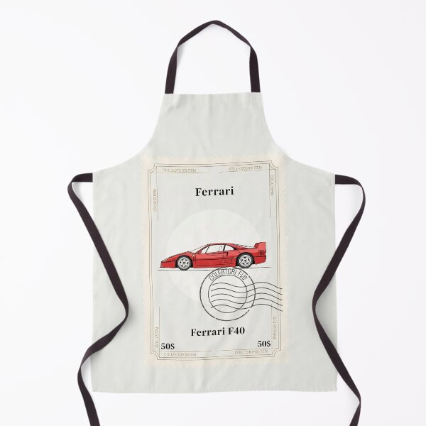 Item preview, Ferrari F40 Supercar Vintage Postage Stamp Art Poster designed and sold by Motorline44.