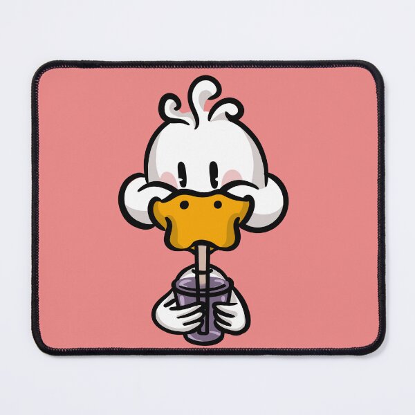 Item preview, Boba Duck: The Teal is Real! (Sweet Pink Edition) - 珍奶小鴨：甜蜜粉紅系列 (タピオカ・アヒル：スイートピンク限定版) designed and sold by MeowdelStudio.