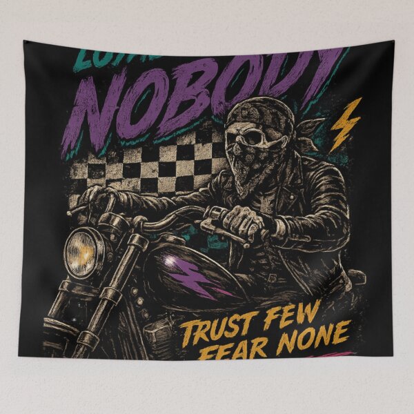 Item preview, 80s Biker Outlaw Retro Design designed and sold by the-graphicvault.