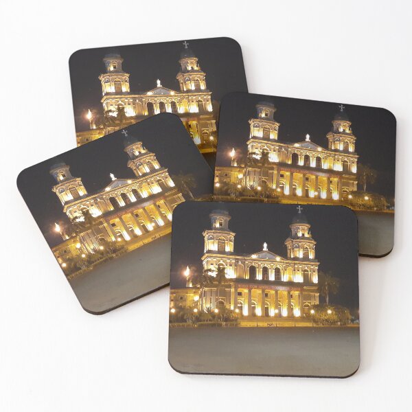 Item preview, Managua Old Cathedral at Night - Nicaragua designed and sold by Stuart Henderson.