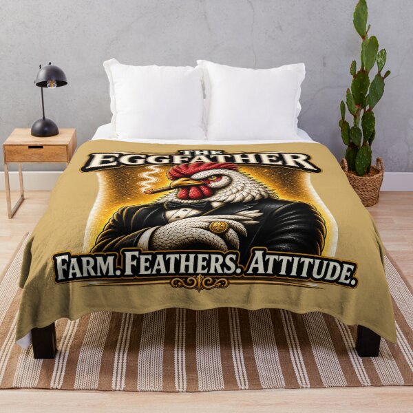 Item preview, The Eggfather Mafia Chicken Funny Rooster T-Shirt designed and sold by heritagecartel.