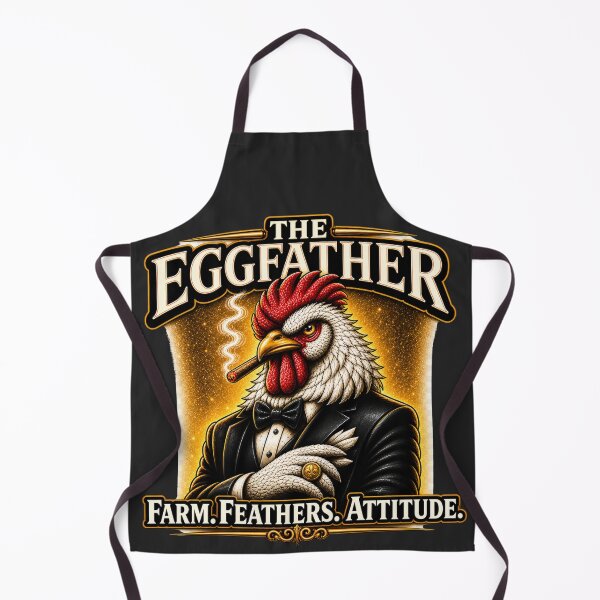 Item preview, The Eggfather Mafia Chicken Funny Rooster T-Shirt designed and sold by heritagecartel.