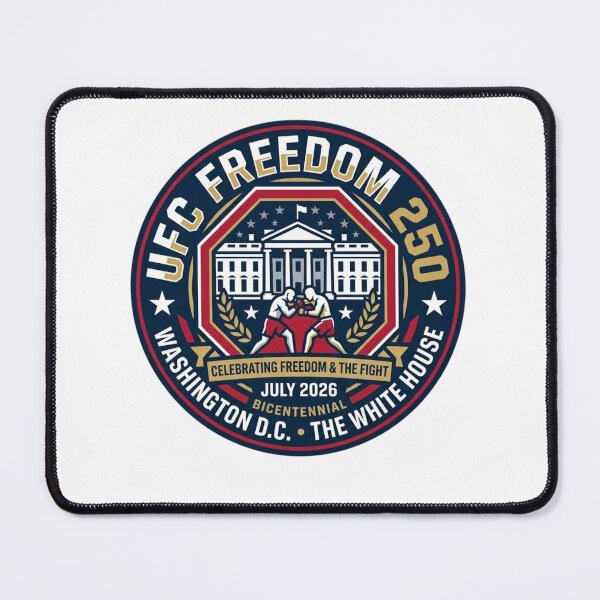 Item preview, UFC Freedom 250 Emblem: Celebrating Freedom and the Fight - White House 2026 designed and sold by FarDesign.
