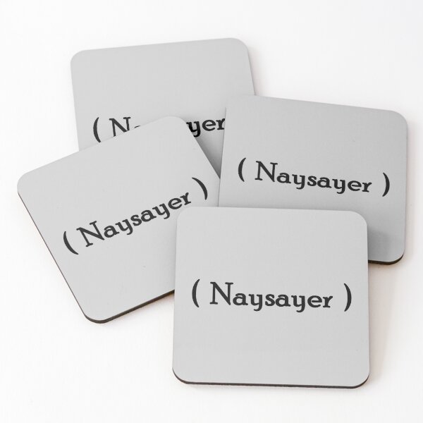 Item preview, Iconic Label - "Naysayer" Black Lettering designed and sold by cousinbessie.