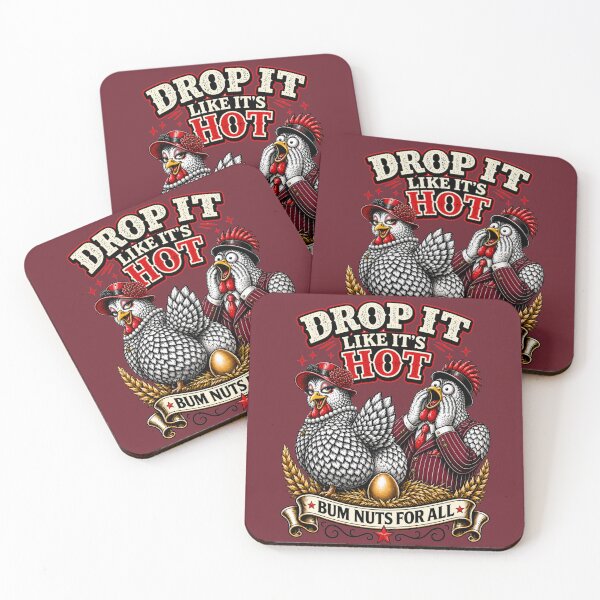 Item preview, Drop It Like It's Hot - Chicken Design designed and sold by heritagecartel.