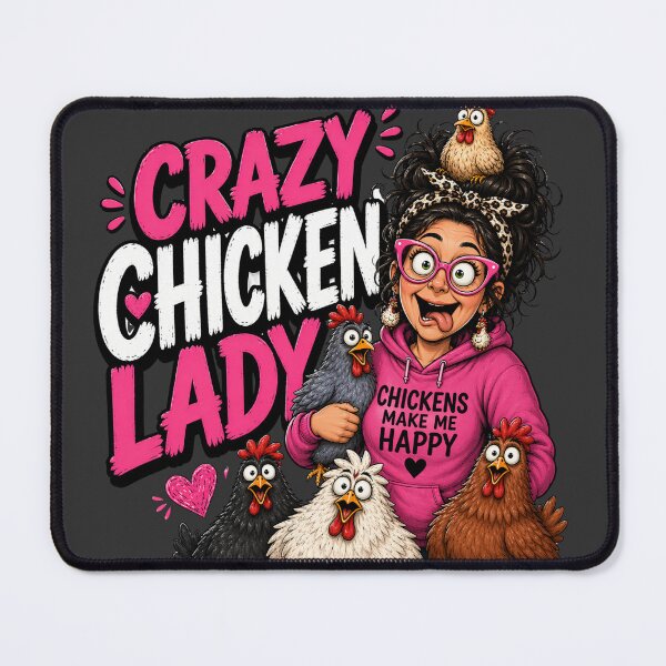 Item preview, Crazy Chicken Lady Design designed and sold by heritagecartel.