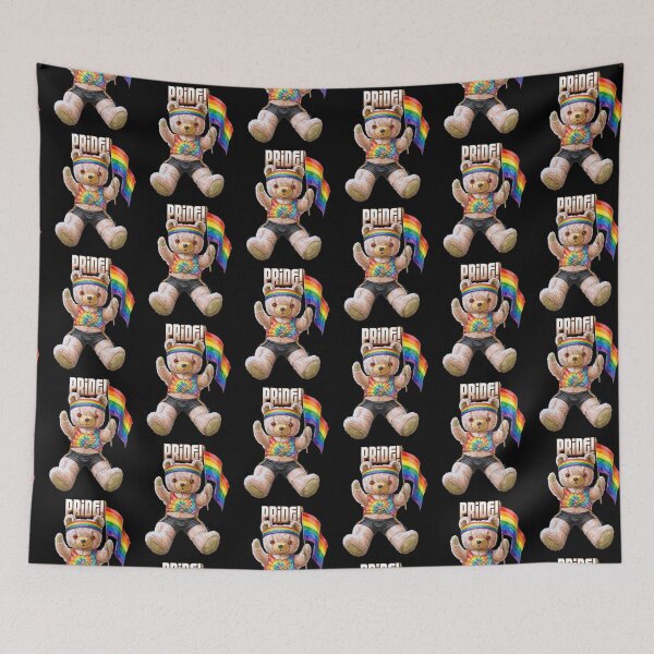 Item preview, Vintage Teddy Bear Charlie PRIDE! designed and sold by AbbottDesigns.