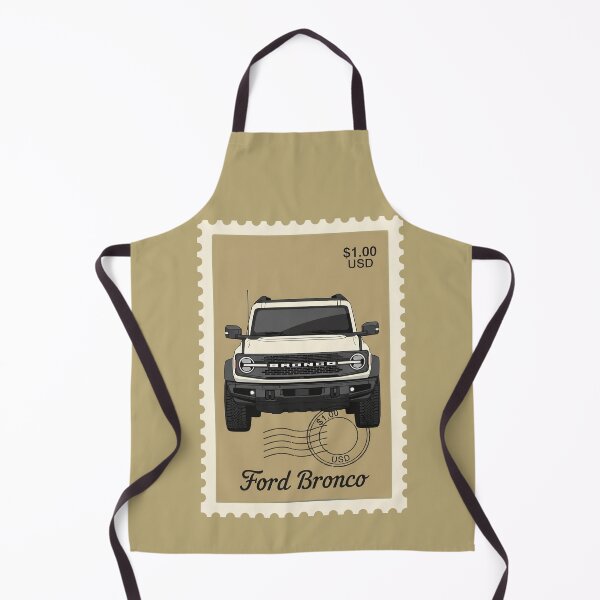 Item preview, Ford Bronco Modern Off-Road SUV Vintage Postage Stamp Art designed and sold by Motorline44.