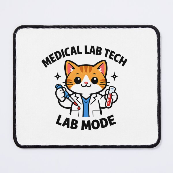 Item preview, Cute Cat Medical Lab Tech Shirt, Funny Lab Mode Cat Technician Design, Medical Laboratory Professionals Week Gift designed and sold by ClinicalHubs.