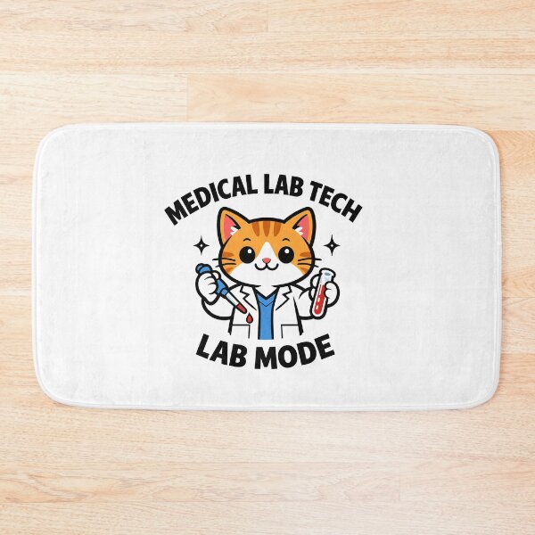 Item preview, Cute Cat Medical Lab Tech Shirt, Funny Lab Mode Cat Technician Design, Medical Laboratory Professionals Week Gift designed and sold by ClinicalHubs.