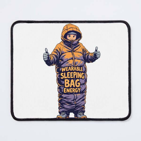 Item preview, Wearable Sleeping Bag Energy Backpacker Shirt designed and sold by NorthingShop.