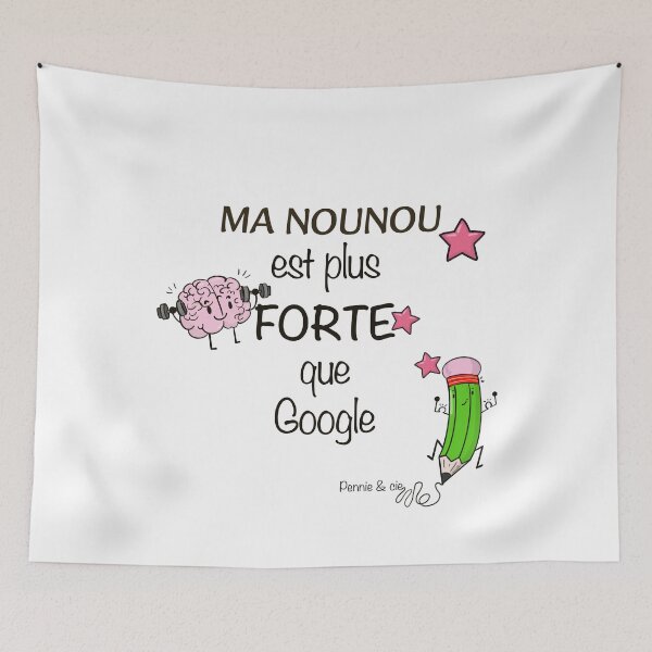Item preview, My nanny is smarter than Google – funny gift idea for an exceptional nanny designed and sold by Pennie & cie.