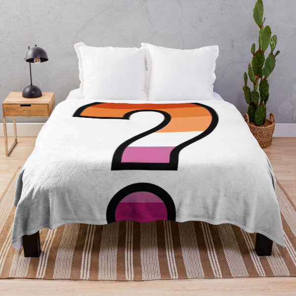 Item preview, Lesbian Pride Flag Question Mark LGBTQ+ Identity designed and sold by Owcomm.