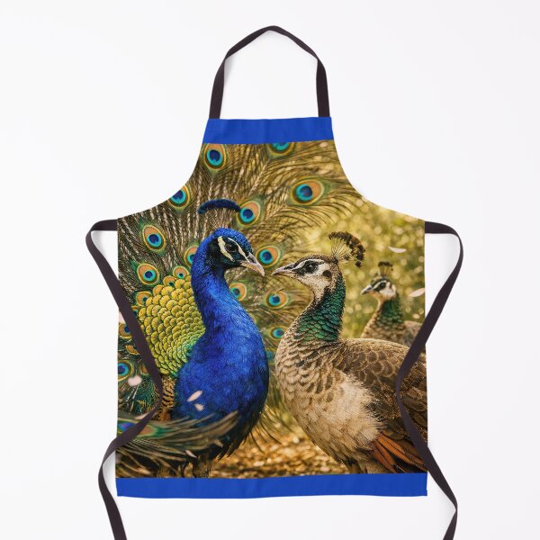 Item preview, Male and Female Peacock Flirting designed and sold by CarolM.