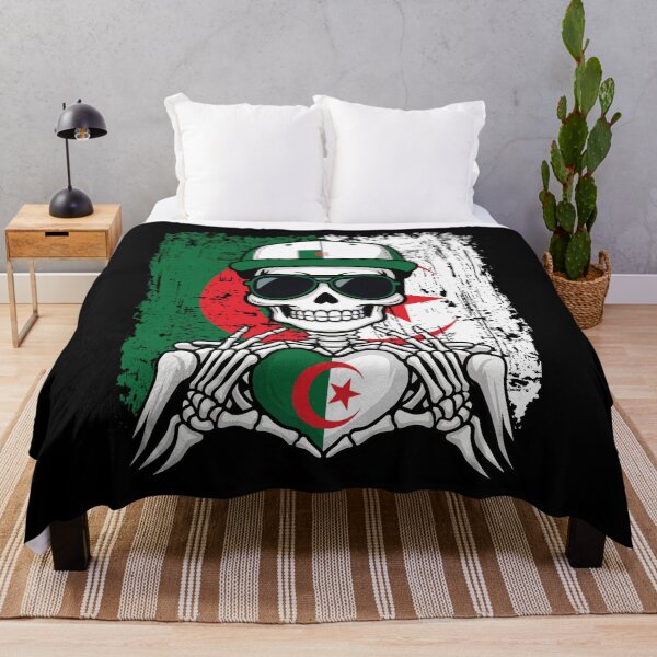 Item preview, Algeria  Pride Skeleton Art Tee designed and sold by Colorful Designs.